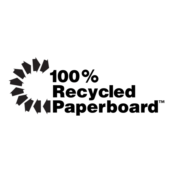 100% Recycled Paperboard